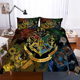 3D Bedding Set Harry Potter Campus Badge
