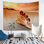 Beach Sea Coconut Palm Tapestry