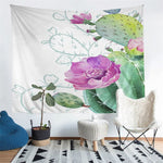 Green Tropical Plants Tapestry