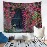 Floral Colored Flowers Tapestry