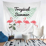 Summer Flamingo Tapestry